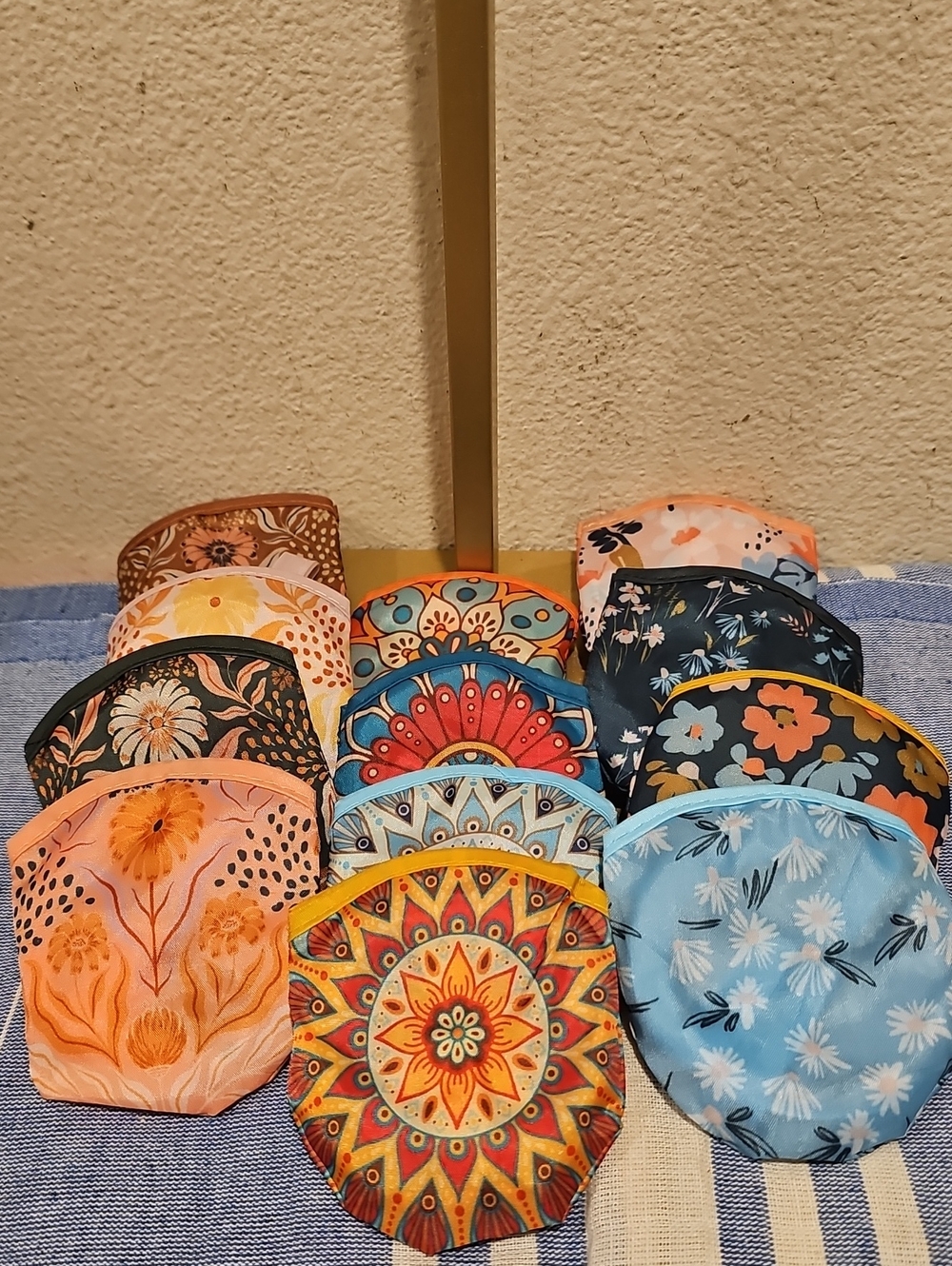Mini Round Fan with bag holder listing is for 3pk By Group